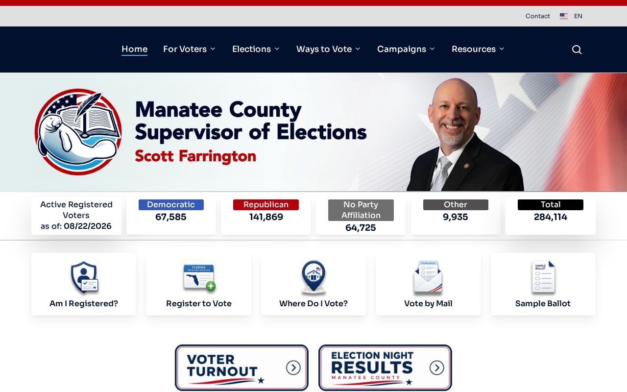 Bradenton residents directory Manatee voter services lookup