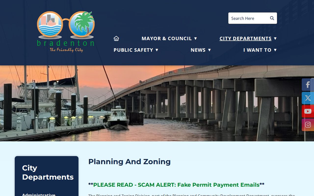 Bradenton street directory comprehensive plan and jurisdiction maps